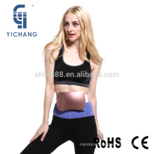 fashion cordless rechargeable electric slim belt for women waist fat burning reducing vibro shape slimming belt